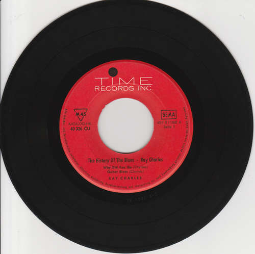 Cover Ray Charles - The History Of The Blues - Ray Charles (7, EP) Schallplatten Ankauf
