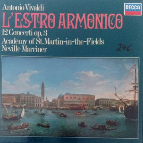 Cover Antonio Vivaldi – The Academy Of St. Martin-in-the-Fields, Sir Neville Marriner - L'Estro Armonico - 12 Concerti Op.3 (2xLP + Box) Schallplatten Ankauf