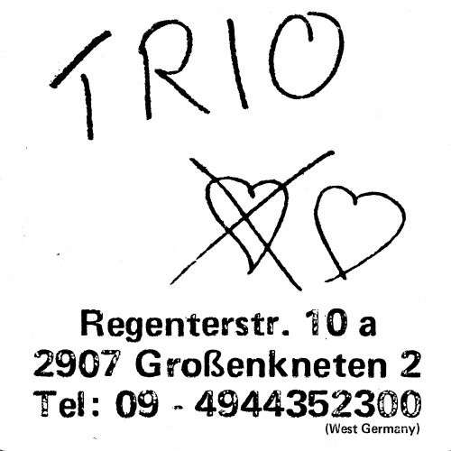 Cover Trio - Trio (LP, Album) Schallplatten Ankauf