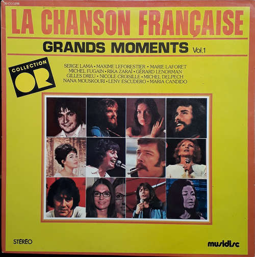Cover Various - La Chanson Française - Grands Moments - Vol. 1 (LP, Comp) Schallplatten Ankauf