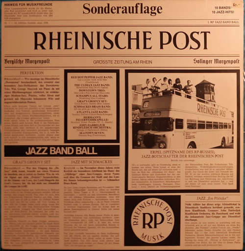Cover Various - 1. RP - Jazz Bandball (LP, Comp) Schallplatten Ankauf