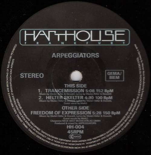 Cover Arpeggiators - Freedom Of Expression (12) Schallplatten Ankauf