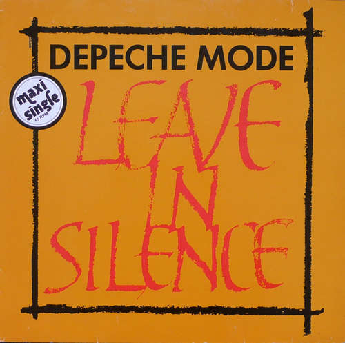 Cover Depeche Mode - Leave In Silence (12, Maxi) Schallplatten Ankauf