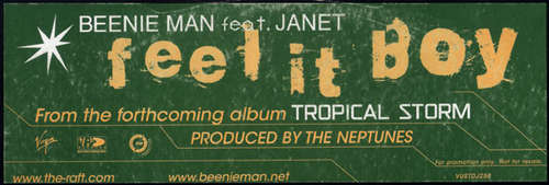Cover Beenie Man Feat. Janet* - Feel It Boy (12, Promo) Schallplatten Ankauf