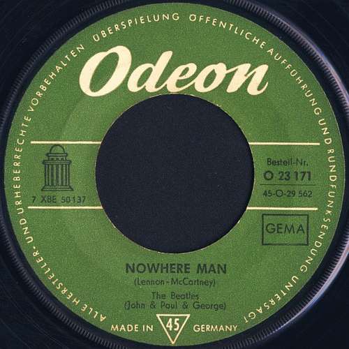 Cover The Beatles - Nowhere Man (7, Single) Schallplatten Ankauf