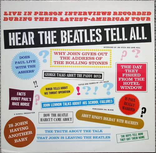 Cover The Beatles - Hear The Beatles Tell All (LP, RE) Schallplatten Ankauf