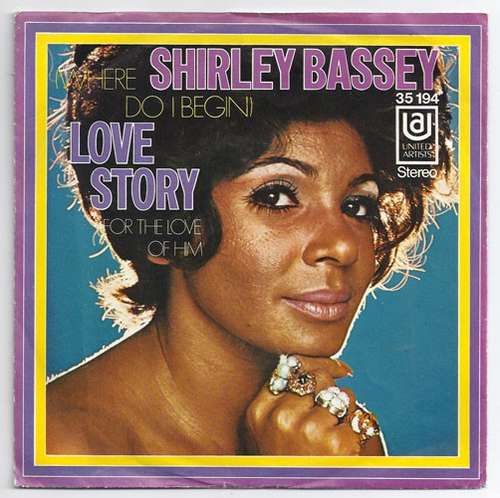 Cover Shirley Bassey - (Where Do I Begin) Love Story (7, Single) Schallplatten Ankauf