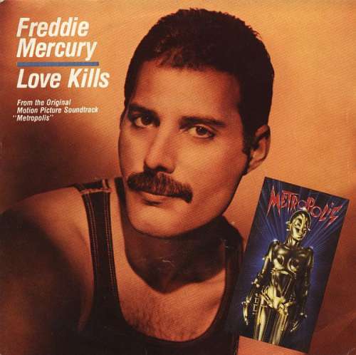 Cover Freddie Mercury - Love Kills (7, Single) Schallplatten Ankauf