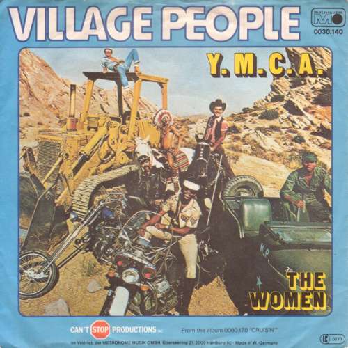 Cover Village People - Y.M.C.A. (7, Single) Schallplatten Ankauf