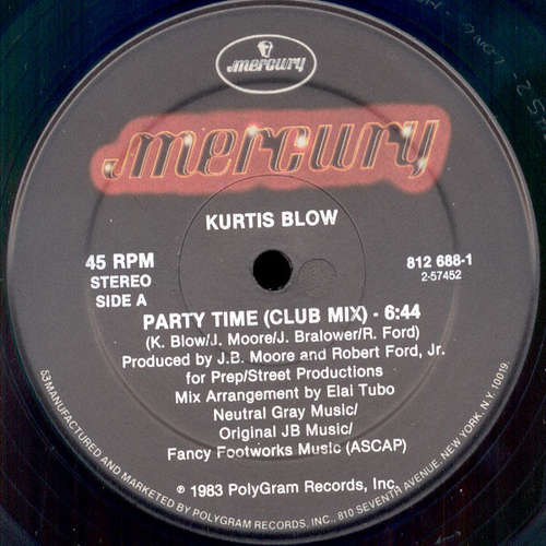 Cover Kurtis Blow - Party Time (12) Schallplatten Ankauf