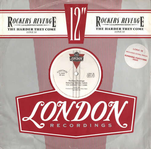 Cover Rockers Revenge Featuring Donnie Calvin - The Harder They Come (12) Schallplatten Ankauf