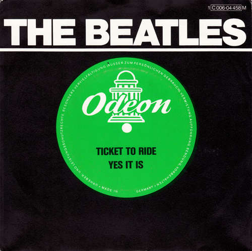 Cover The Beatles - Ticket To Ride / Yes It Is (7, Single, RE) Schallplatten Ankauf