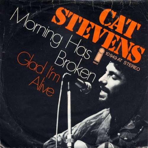 Cover Cat Stevens - Morning Has Broken / Glad I'm Alive (7, Single, RE) Schallplatten Ankauf