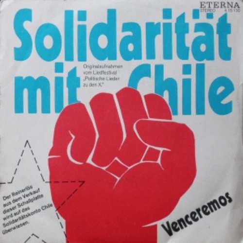 Cover Inti Illimani / Quinteto Tiempo, Agitprop*, Oktoberklub Berlin* - Venceremos (7, Single) Schallplatten Ankauf