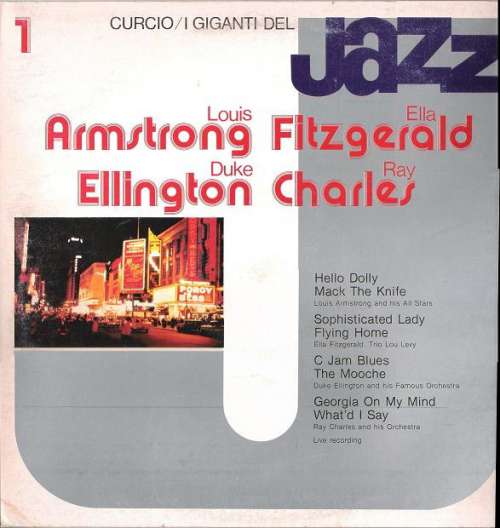 Cover Louis Armstrong, Ella Fitzgerald, Duke Ellington, Ray Charles - I Giganti Del Jazz Vol. 1 (LP, Comp) Schallplatten Ankauf