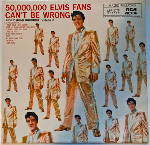 Cover Elvis Presley - 50,000,000 Elvis Fans Can't Be Wrong (Elvis' Gold Records, Vol. 2) (LP, Comp, RE) Schallplatten Ankauf