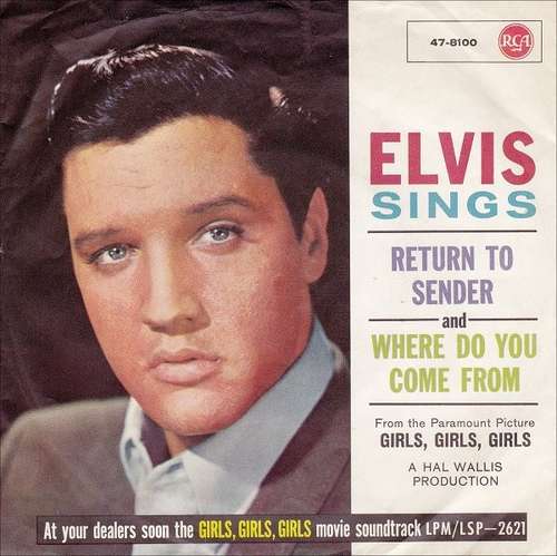 Cover Elvis Presley - Return To Sender / Where Do You Come From (7, Single) Schallplatten Ankauf