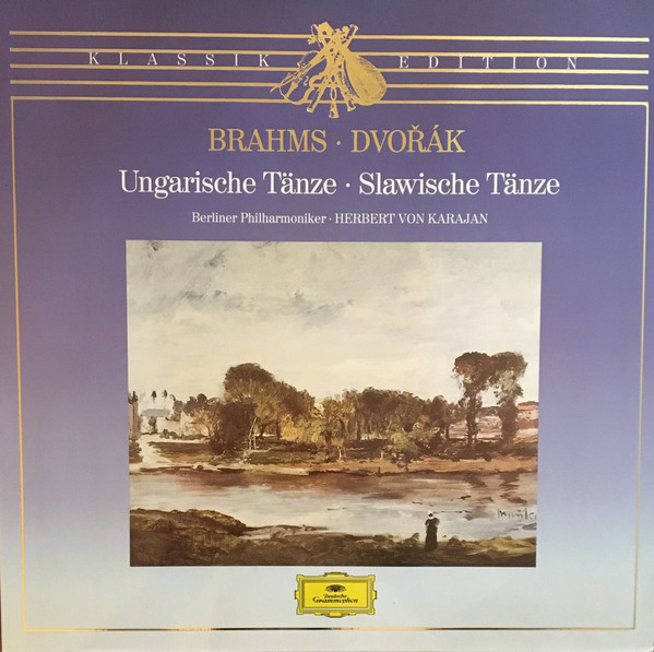 Cover Brahms* ⋅ Dvořák* - Berliner Philharmoniker ⋅ Herbert von Karajan - Ungarische Tänze ⋅ Slawische Tänze (LP, Club) Schallplatten Ankauf