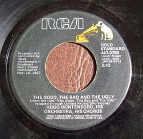 Cover Hugo Montenegro, His Orchestra And Chorus - The Good, The Bad And The Ugly / For A Few Dollars More (7, Single, RE) Schallplatten Ankauf