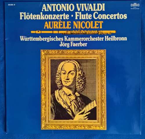 Cover Antonio Vivaldi, Aurèle Nicolet, Württembergisches Kammerorchester Heilbronn*, Jörg Faerber - Flötenkonzerte = Flute Concertos (LP, Album) Schallplatten Ankauf