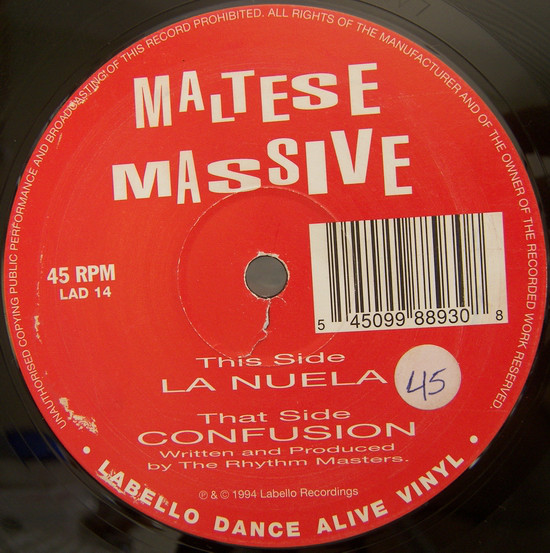 Cover Maltese Massive - La Nuela / Confusion (12) Schallplatten Ankauf