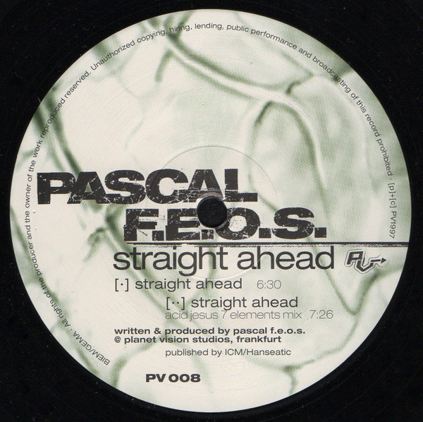 Cover Pascal F.E.O.S. - Straight Ahead (12) Schallplatten Ankauf