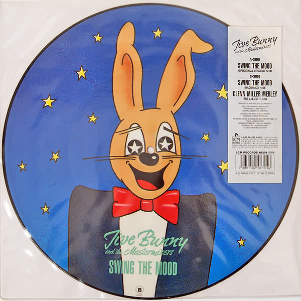 Cover Jive Bunny And The Mastermixers - Swing The Mood (12, Pic) Schallplatten Ankauf