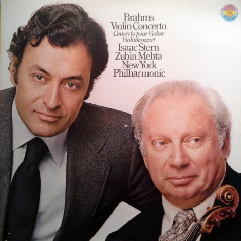 Cover Brahms* - Isaac Stern / New York Philharmonic* / Zubin Mehta - Violin Concerto / Concerto Pur Violon / Vionlinkonzert (LP, Album, Club, Gat) Schallplatten Ankauf