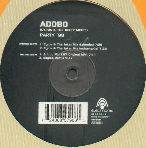 Cover Party '98 (Cyrus & The Joker Mixes) Schallplatten Ankauf