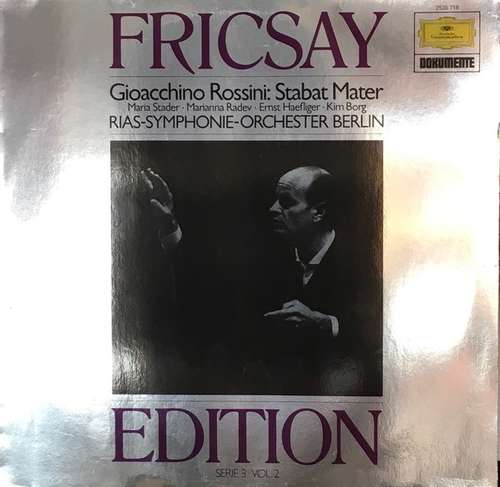 Cover Ferenc Fricsay, Gioacchino Rossini - Rossini:Stabat Mater (LP, Album) Schallplatten Ankauf