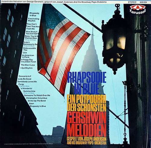 Cover Joseph Anderson & His Broadway Pops Orchestra - Rhapsodie In Blue (LP, Album) Schallplatten Ankauf