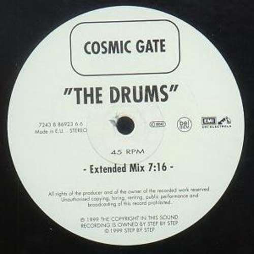 Cover Cosmic Gate - The Drums (12) Schallplatten Ankauf