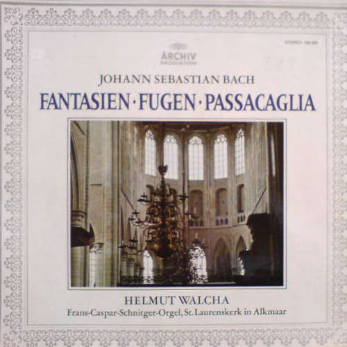 Cover Helmut Walcha, Johann Sebastian Bach - Fantasien • Fugen • Passacaglia (LP, Gat) Schallplatten Ankauf