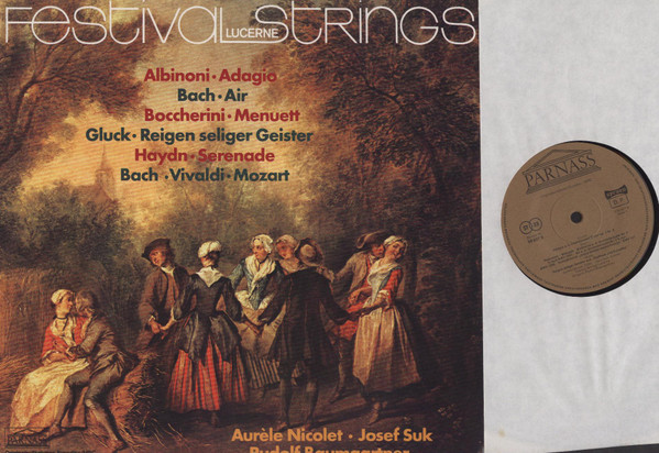 Cover Rudolf Baumgartner - Festive strings lucerne (LP) Schallplatten Ankauf