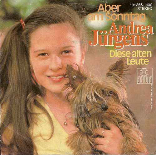 Cover Andrea Jürgens - Aber Am Sonntag (7, Single) Schallplatten Ankauf