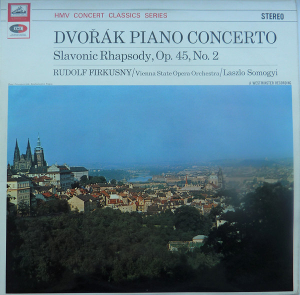 Cover Rudolf Firkusny*, Laszlo Somogyi*, Vienna State Opera Orchestra*, Dvorak* - Dvorak Piano Concerto (LP, Album, RE) Schallplatten Ankauf