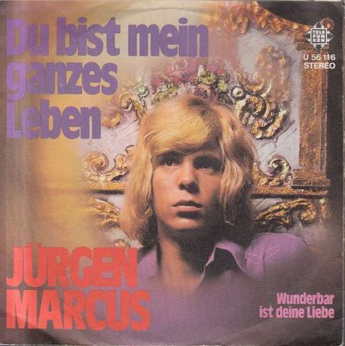 Cover Jürgen Marcus - Du Bist Mein Ganzes Leben (7, Single) Schallplatten Ankauf
