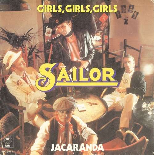 Bild Sailor - Girls, Girls, Girls (7, Single, Yel) Schallplatten Ankauf