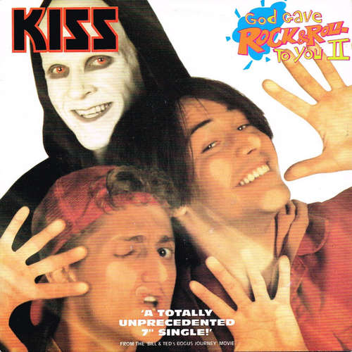 Cover Kiss / King's X - God Gave Rock & Roll To You II / Junior's Gone Wild (7, Single, Lar) Schallplatten Ankauf