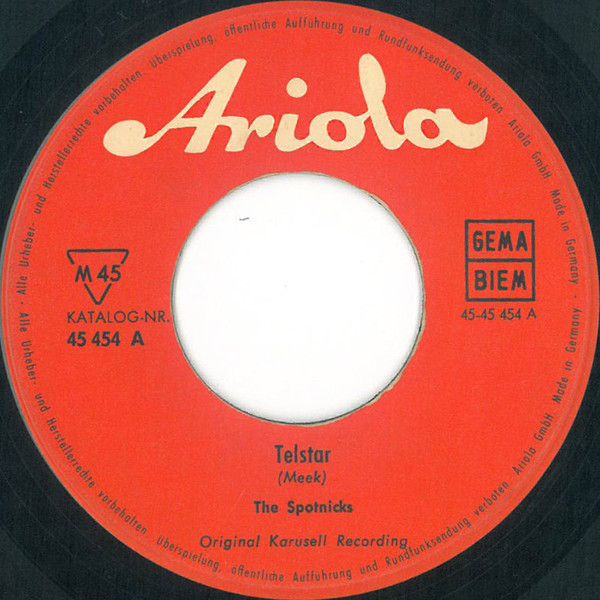 Cover The Spotnicks - Telstar / Happy Henric's Polka (7, Single) Schallplatten Ankauf
