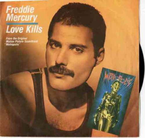 Cover Freddie Mercury - Love Kills (7, Single) Schallplatten Ankauf