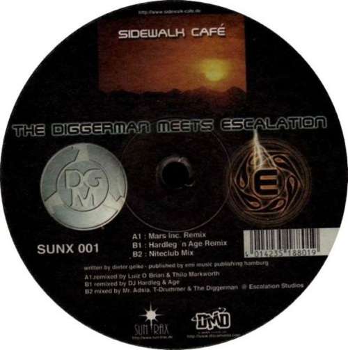 Cover The Diggerman Meets Escalation - Sidewalk Café (12) Schallplatten Ankauf