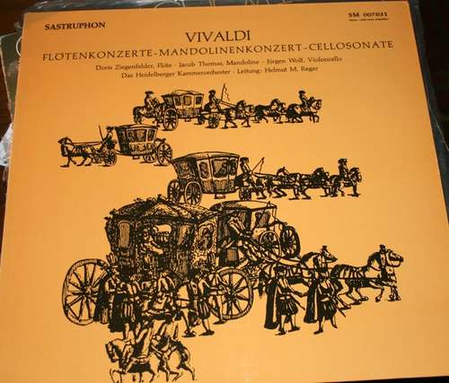 Cover Antonio Vivaldi - Flötenkonzerte - Mandolinkonzert - Cellosonate (LP) Schallplatten Ankauf
