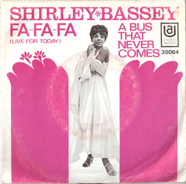 Cover Shirley Bassey - Fa-Fa-Fa (Live For Today) (7) Schallplatten Ankauf