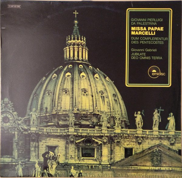 Cover Giovanni Pierluigi da Palestrina, Giovanni Gabrieli - Missa Papae Marcelli (LP) Schallplatten Ankauf