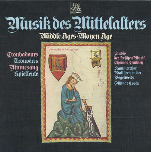 Cover Thomas Binkley, Othmar Costa, Studio Der Frühen Musik, Kammerchor Walther Von Der Vogelweide - Musik Des Mittelalters (4xLP + Box) Schallplatten Ankauf