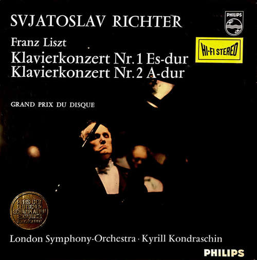 Cover Svjatoslav Richter* - Liszt*, London Symphony Orchestra*, Kyril Kondrashin* - Klavierkonzerte Nr. 1+2 (LP) Schallplatten Ankauf