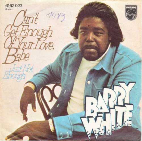 Cover Barry White - Can't Get Enough Of Your Love, Babe (7, Single) Schallplatten Ankauf