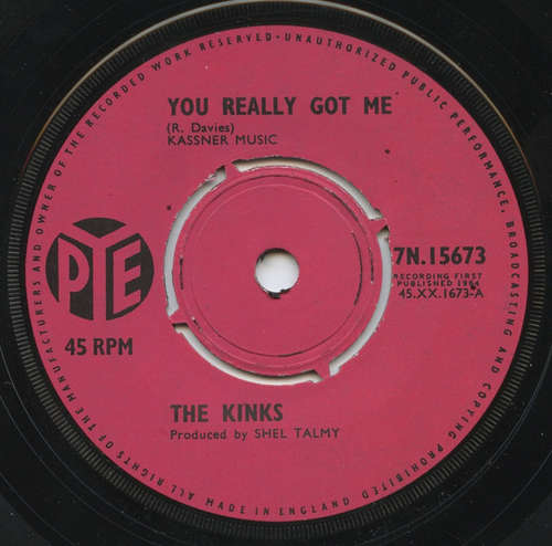 Cover The Kinks - You Really Got Me (7, Single, 4-p) Schallplatten Ankauf