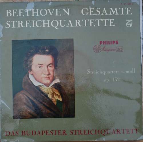 Cover Beethoven* - Das Budapester Streichquartett* - Beethoven Gesamte Streichquartette - Streichquartett A-moll Op. 132  (LP) Schallplatten Ankauf